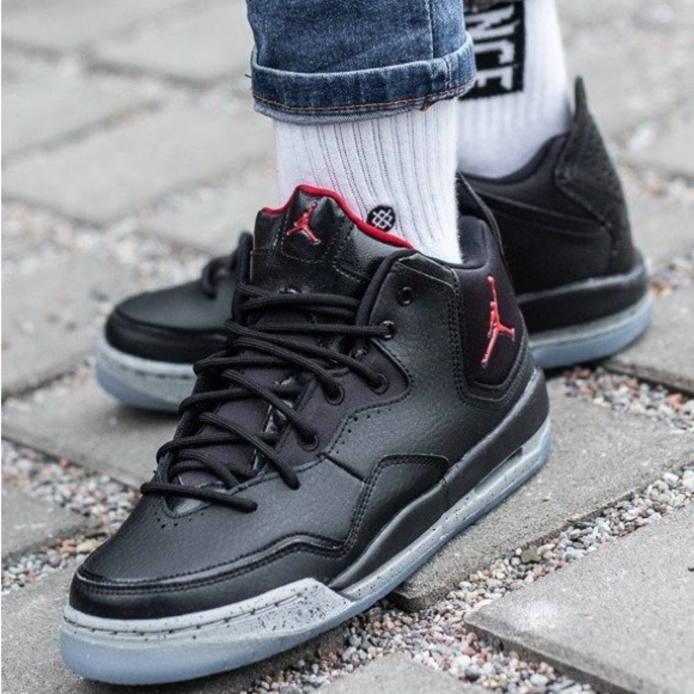 Nike Men's Air Jordan Flight TR ’97 Black/Varsity Red-Cement Grey-White Sz 11.5
